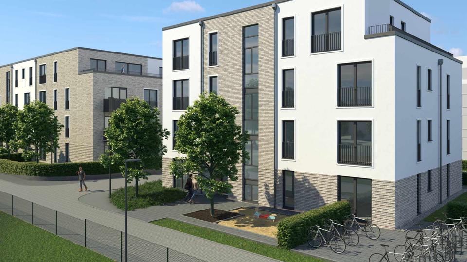 Erdgeschoßwohnung Krefeld Bockum - 1 Zimmer, 43 m&sup2;, 493&euro; | Angebot:25547539