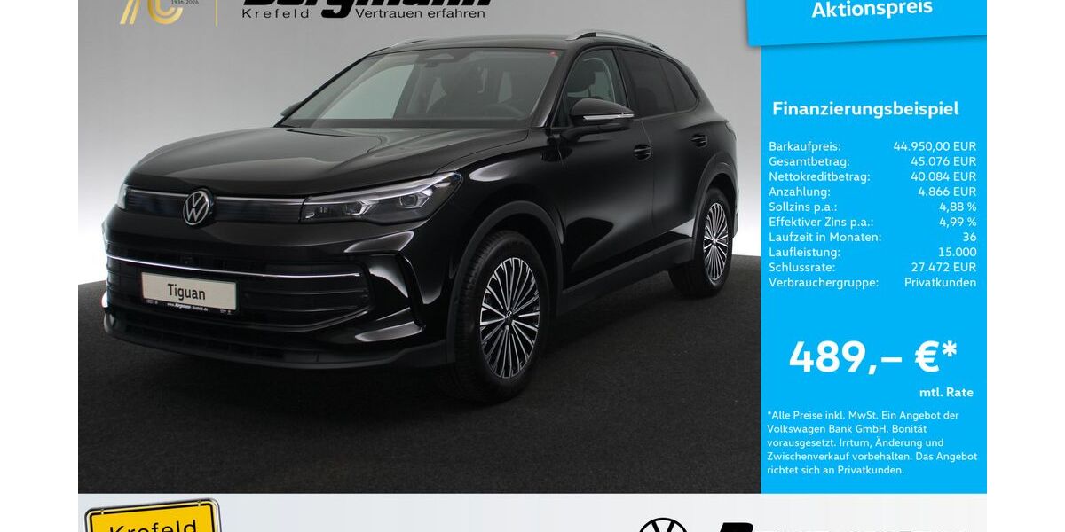 VW Tiguan 2.500 km 44.950 &euro; Krefeld 47803