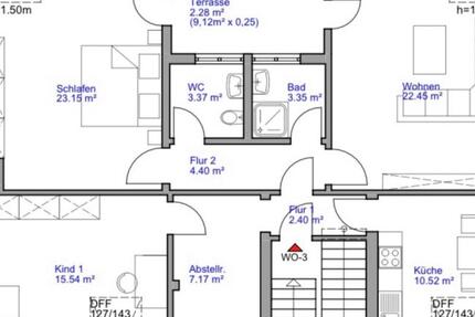 Wohnung Duisburg Beeck - 3 Zimmer, 96 m&sup2;, 750&euro; | Angebot:26407351