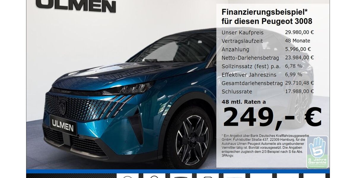 Peugeot 3008 31.952 km 29.980 &euro; Düsseldorf 40233