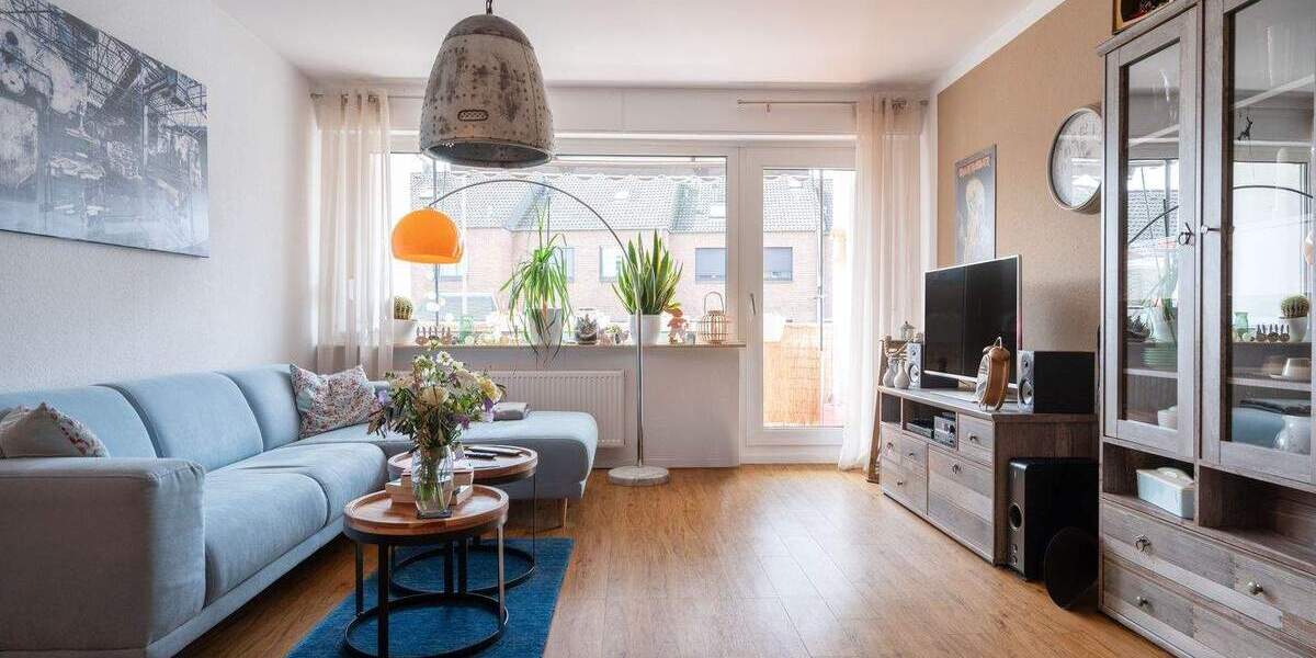 Etagenwohnung Duisburg Rumeln-Kaldenhausen - 3 Zimmer, 78 m&sup2;, 189.000&euro; | Angebot:23854239