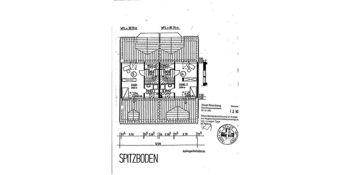 Etagenwohnung Rheinberg Budberg - 3 Zimmer, 90 m&sup2;, 175.000&euro; | Angebot:25777852