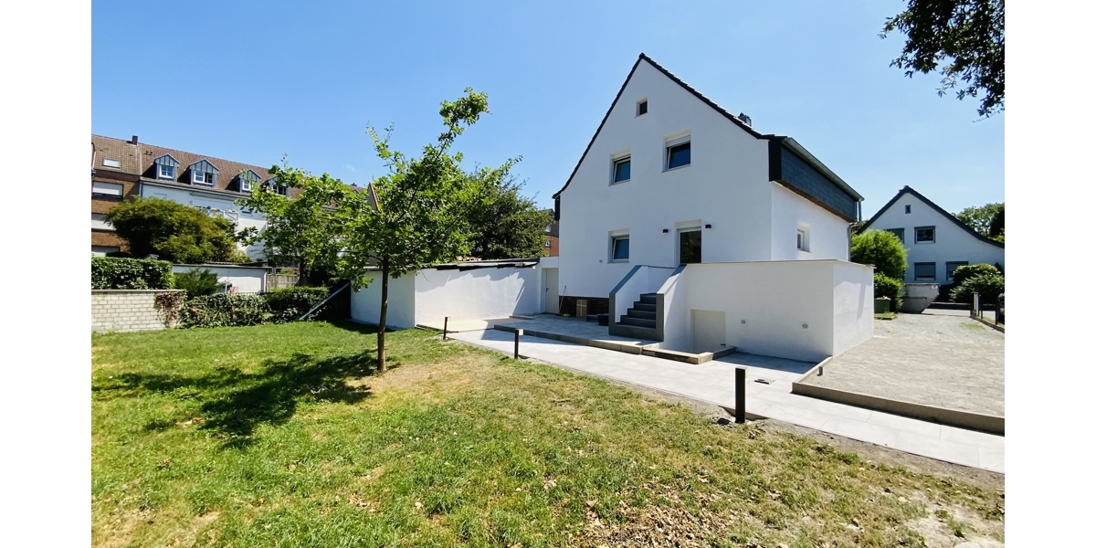 Einfamilienhaus mit 5 Zimmern und 2 Bädern, großem Garten ideal für Familien. Komplett saniert! - Einfamilienhaus Düsseldorf / Rath Rath | Angebot:27112998