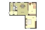 Erdgeschoßwohnung Duisburg Huckingen - 2 Zimmer, 51 m&sup2;, 469&euro; | Angebot:25974813