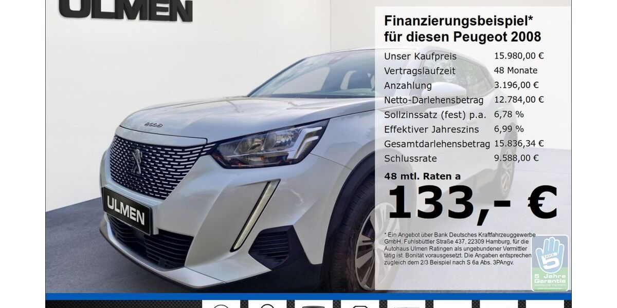 Peugeot 2008 55.270 km 15.680 &euro; Ratingen 40880