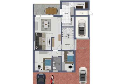 Wohnung zum Kaufen in Dorsten Rhade 120.000 € 74.32 m² 3 zimmer