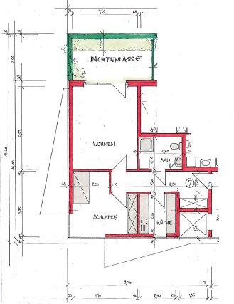Dachgeschoßwohnung Duisburg Walsum - 2 Zimmer, 61 m&sup2;, 500&euro; | Angebot:26349032