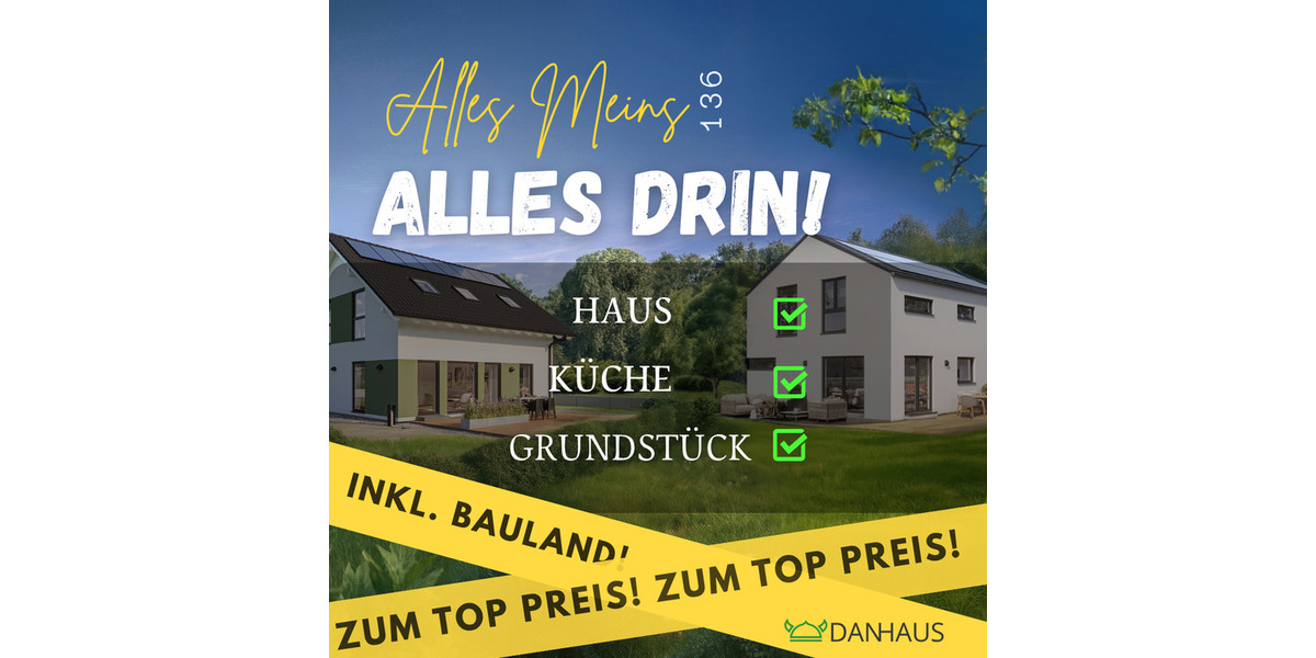 Hausbau zum fairen Preis: Technikfertig + Grundstück 4 zimmer