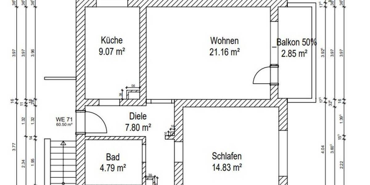 Etagenwohnung Duisburg Aldenrade - 2 Zimmer, 244 m&sup2;, 480.000&euro; | Angebot:26800119