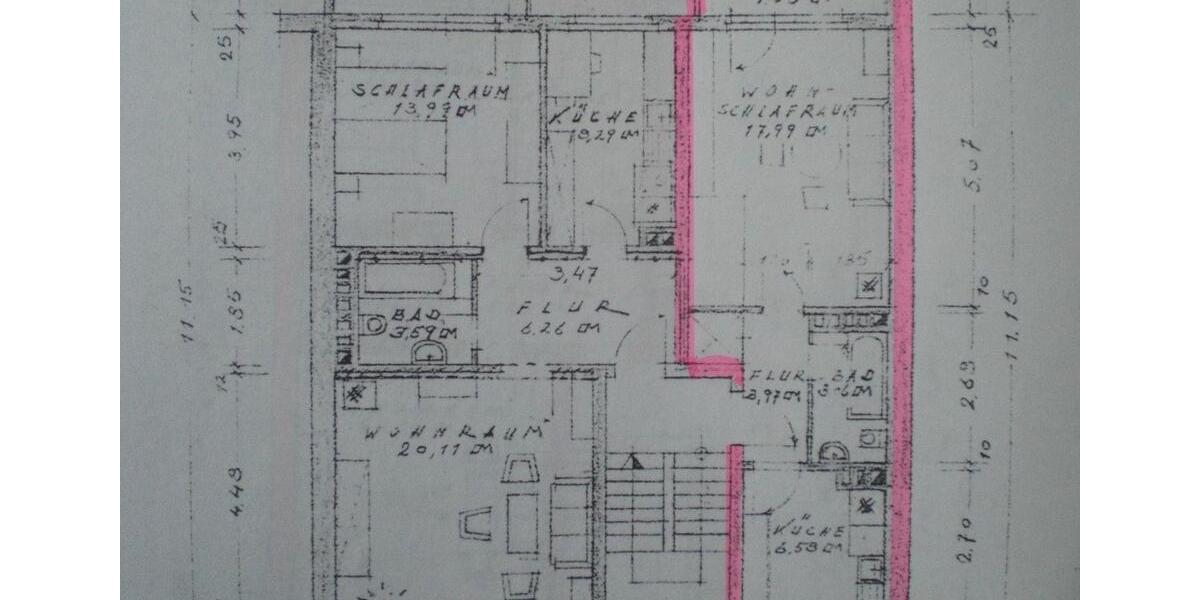 Dachgeschoßwohnung Duisburg Duisburg-Mitte - 1.5 Zimmer, 32 m&sup2;, 700&euro; | Angebot:26338757