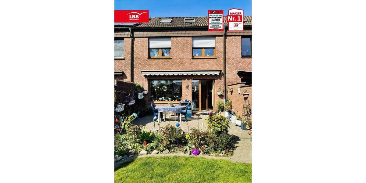 Reihenmittelhaus Gladbeck Butendorf - 4 Zimmer, 136 m&sup2;, 365.000&euro; | Angebot:25228471