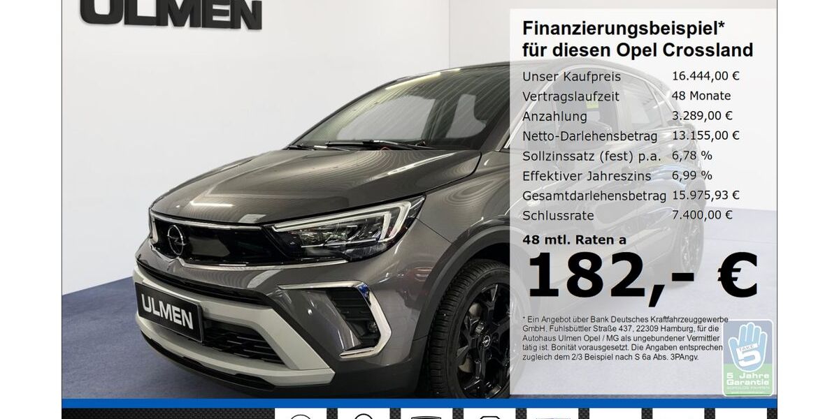 Opel Crossland (X) 50.820 km 16.444 &euro; Düsseldorf 40231