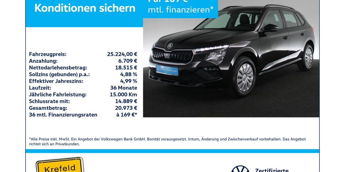Skoda Kamiq 1.010 km 25.224 &euro; Krefeld 47803