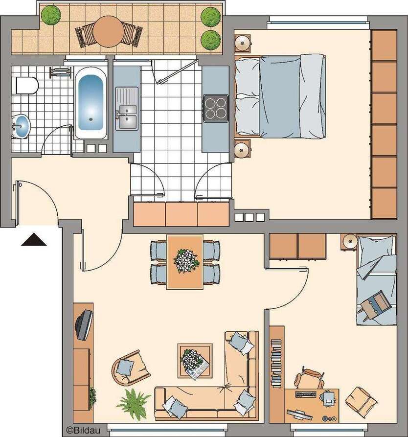 Wohnung zum Mieten in Duisburg 549 € 69 m²