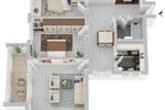 Etagenwohnung Kaarst - 3 Zimmer, 88 m&sup2;, 1.050&euro; | Angebot:26321250