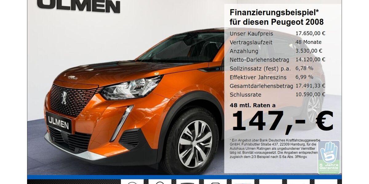 Peugeot 2008 30.467 km 17.650 &euro; Ratingen 40880