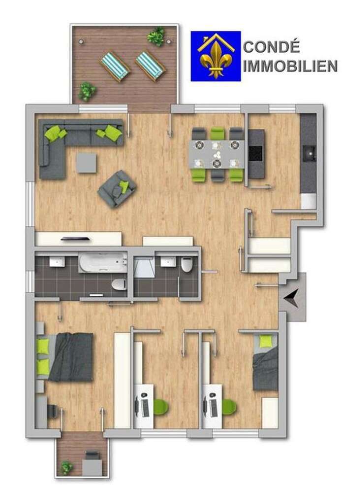 Wohnung zum Mieten in Wuppertal 1.480 € 114 m²