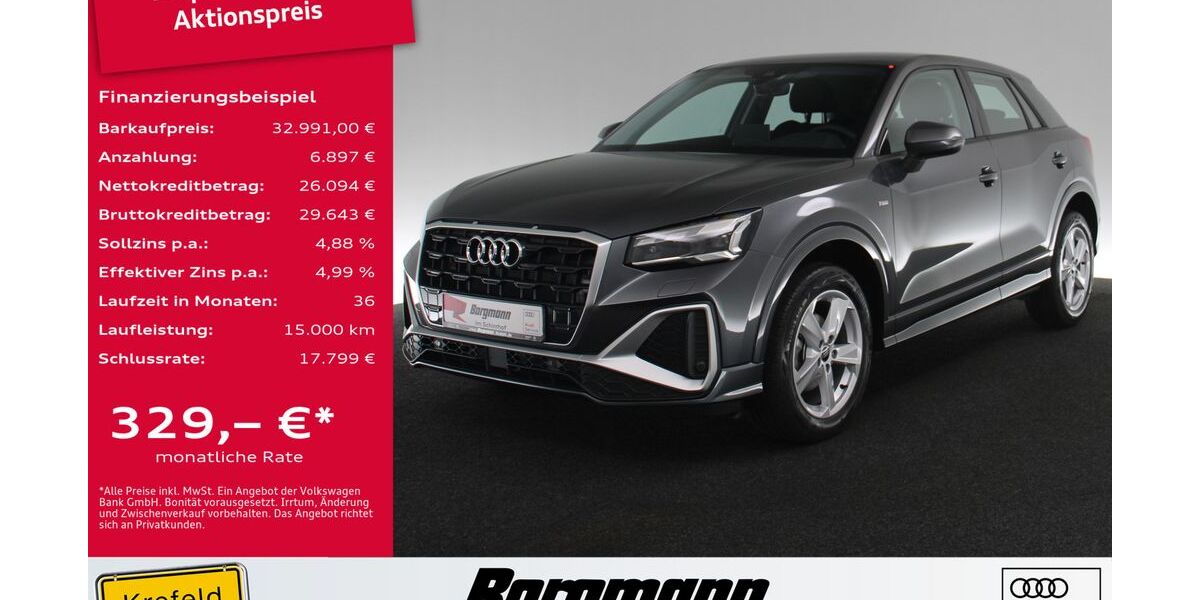 Audi Q2 1.997 km 32.991 &euro; Krefeld 47803