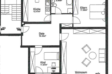 Wohnung Duisburg Beeck - 3 Zimmer, 105 m&sup2;, 840&euro; | Angebot:27008717