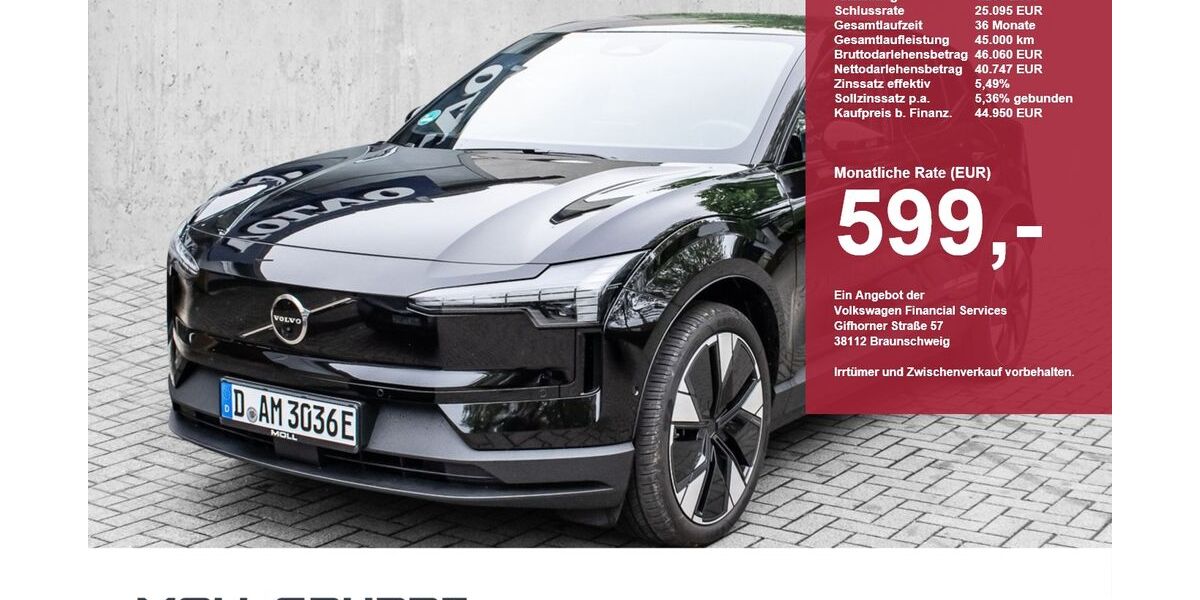 Volvo EX30 2.500 km 38.950 &euro; Düsseldorf 40549
