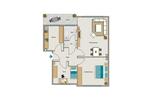 Etagenwohnung Neukirchen-Vluyn Vluyn - 3.5 Zimmer, 58 m&sup2;, 498&euro; | Angebot:25665135