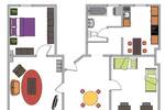 Etagenwohnung Oberhausen Buschhausen - 3 Zimmer, 88 m&sup2;, 1.000&euro; | Angebot:26037047