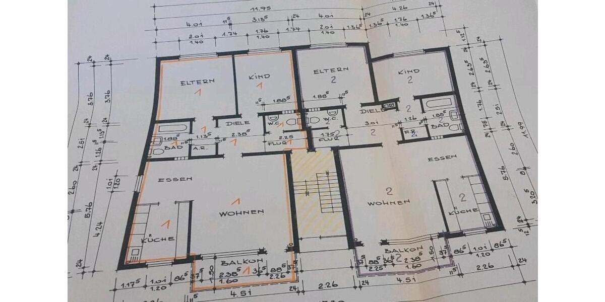 Etagenwohnung Oberhausen Alt-Oberhausen - 3 Zimmer, 86 m&sup2;, 290.000&euro; | Angebot:25172977