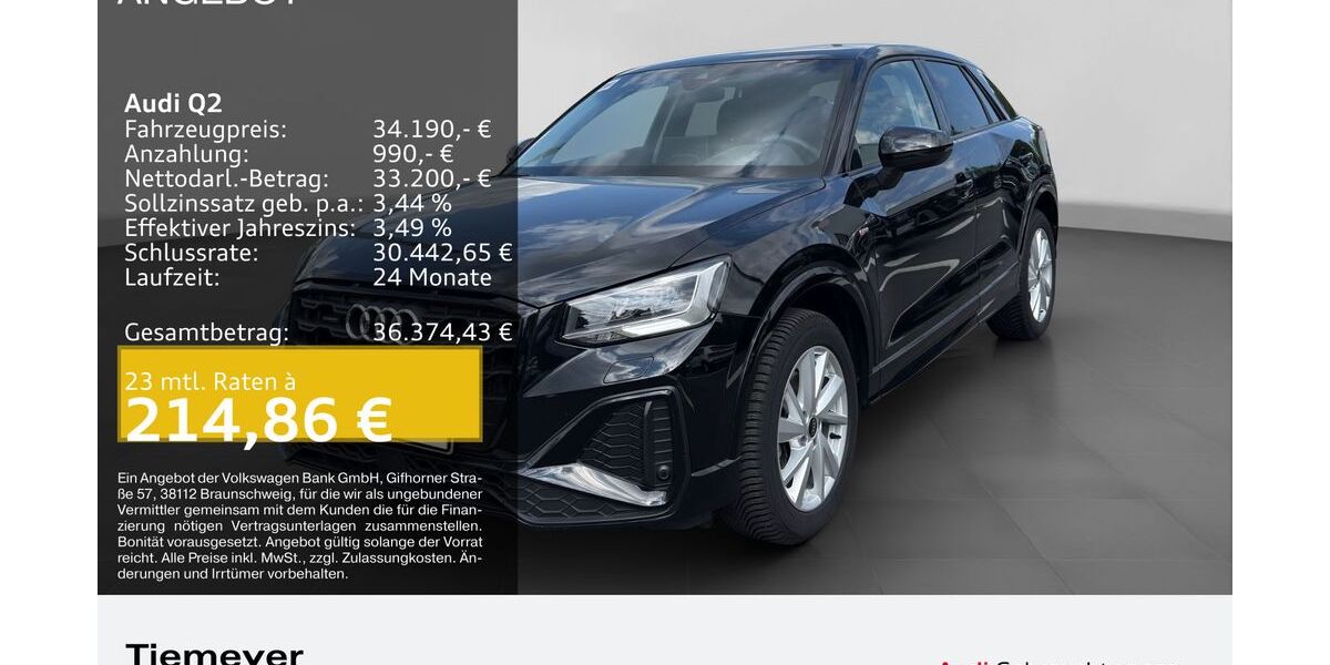 Audi Q2 7.795 km 33.770 &euro; Gelsenkirchen 45894