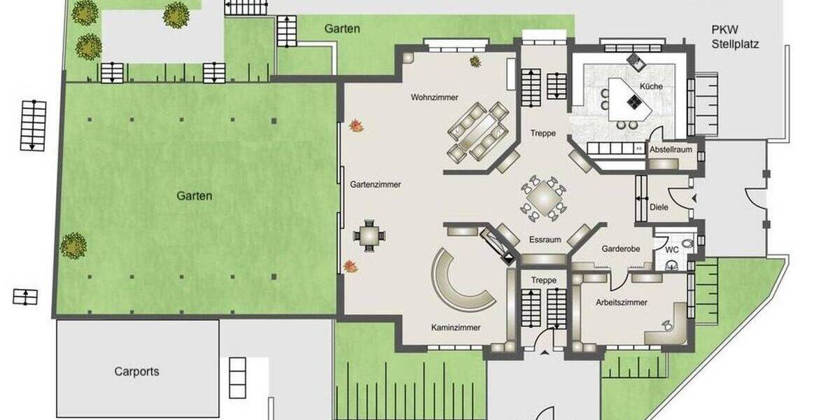 Mehrfamilienhaus, Wohnhaus Düsseldorf Rath - 1 Zimmer, 698 m&sup2;, 2.598.000&euro; | Angebot:26890039