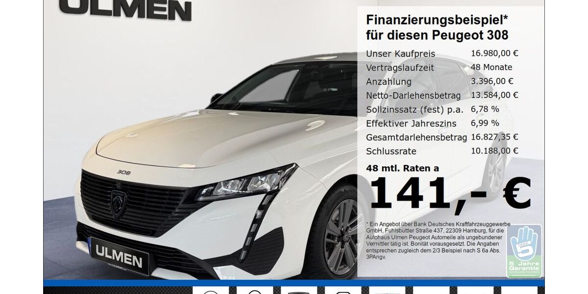 Peugeot 308 66.475 km 16.980 &euro; Düsseldorf 40233