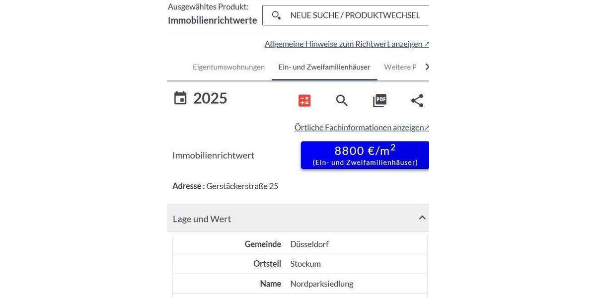 Reihenmittelhaus Düsseldorf Stockum - 4 Zimmer, 105 m&sup2;, 800.000&euro; | Angebot:25244636