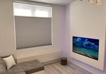 2-Zimmer saniert & voll möbliert -Single-Wohnung, 4K-TV