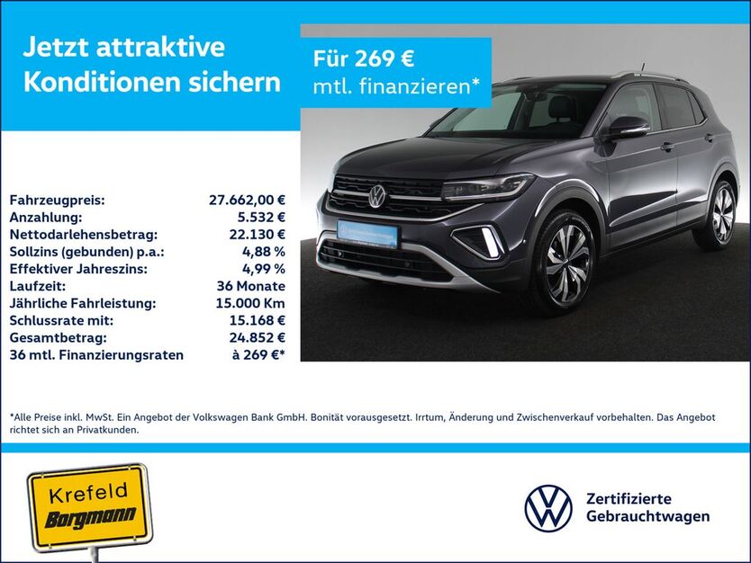 VW T-Cross 6.590 km 27.334 € Krefeld 47803