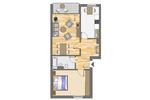 Etagenwohnung Neuss Erfttal - 2 Zimmer, 64 m&sup2;, 643&euro; | Angebot:26381516
