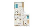Etagenwohnung Gelsenkirchen Resse - 3.5 Zimmer, 62 m&sup2;, 404&euro; | Angebot:26539908
