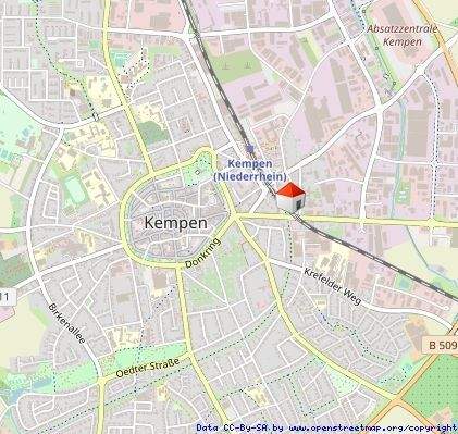 Etagenwohnung Kempen - 2 Zimmer, 89 m&sup2;, 1.150&euro; | Angebot:25111489