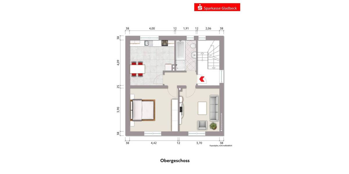 Mehrfamilienhaus, Wohnhaus Gladbeck Butendorf - 5 Zimmer, 144 m&sup2;, 298.000&euro; | Angebot:26043217
