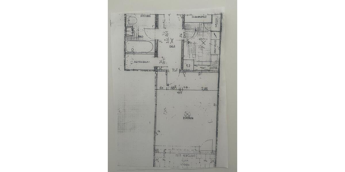 Etagenwohnung Düsseldorf Lörick - 1 Zimmer, 42 m&sup2;, 158.000&euro; | Angebot:25280113