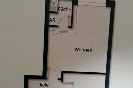 2 Zimmer Wohnung mit Balkon in Neuss zimmer
