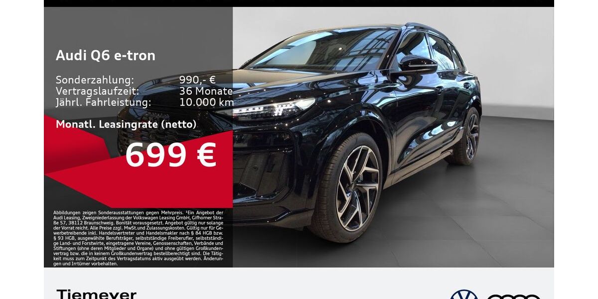 Audi Q6 e-tron 3.670 km 72.990 &euro; Gelsenkirchen 45894