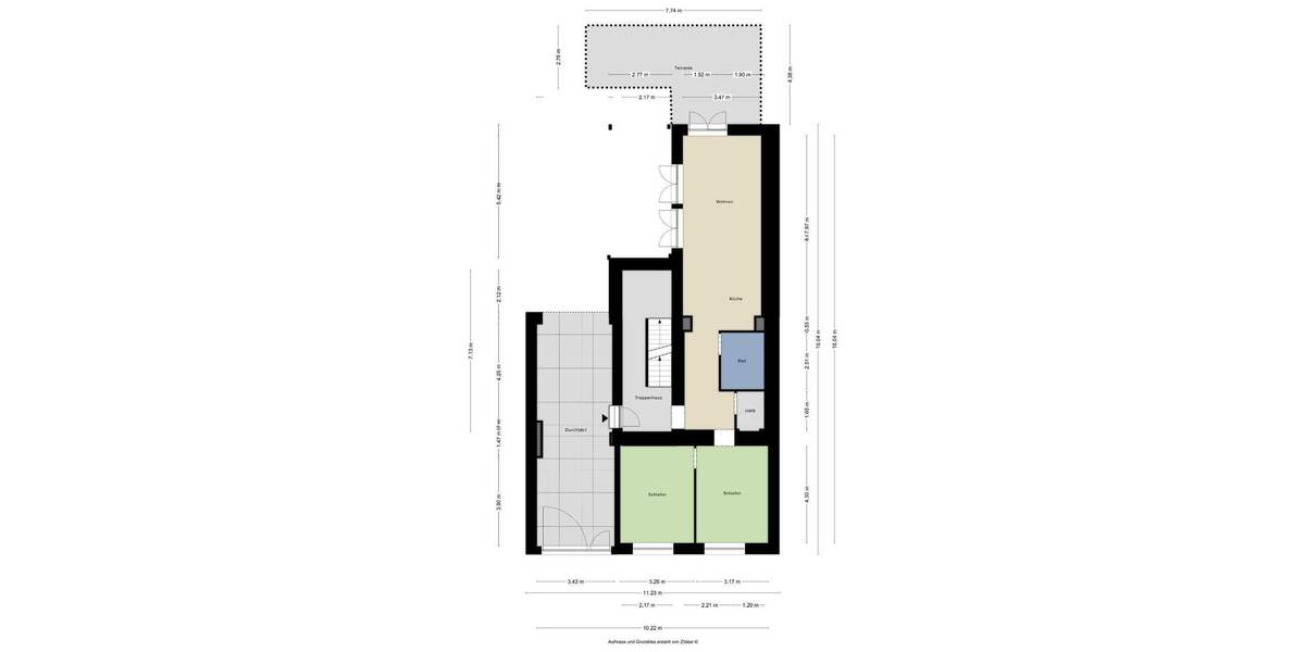 Etagenwohnung Düsseldorf Flingern Nord - 3 Zimmer, 85 m&sup2;, 585.000&euro; | Angebot:25731676