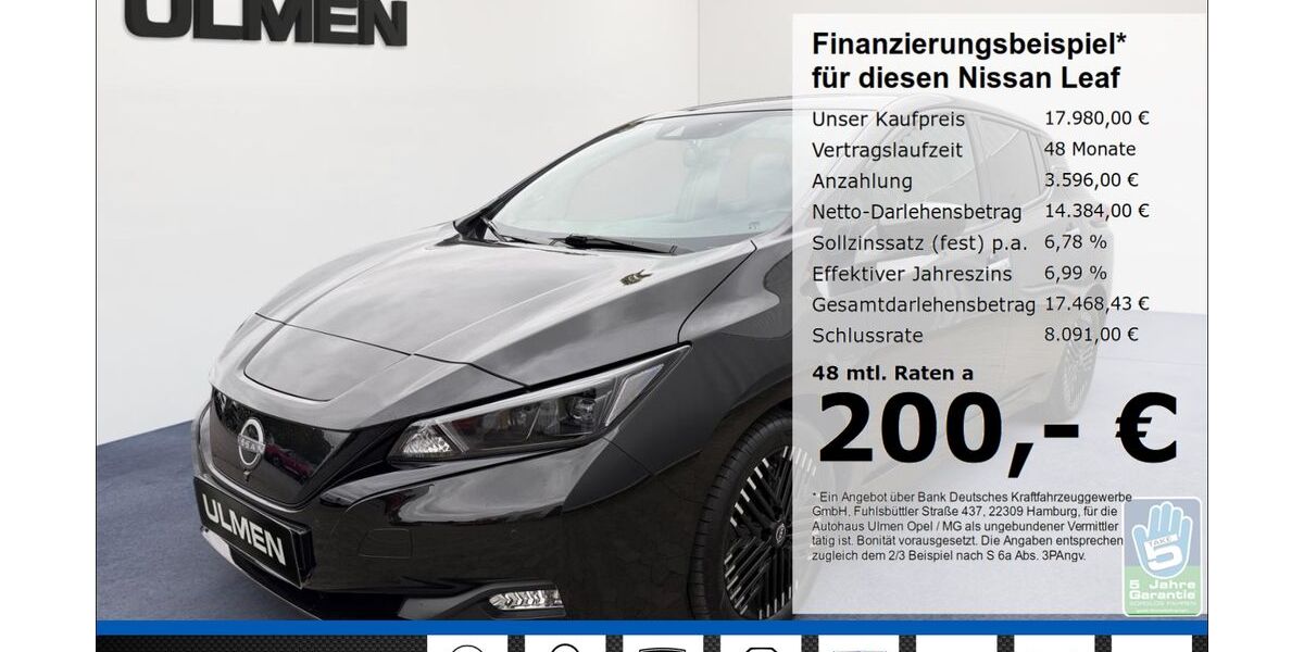 Nissan Leaf 18.925 km 17.980 &euro; Düsseldorf 40231