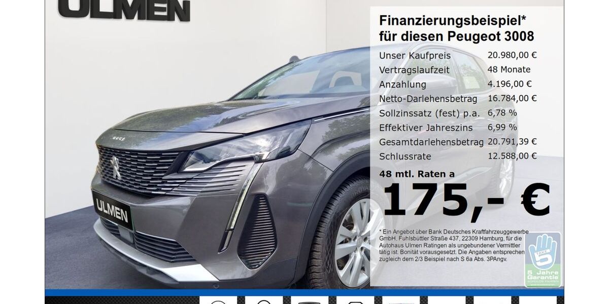 Peugeot 3008 74.200 km 19.880 &euro; Ratingen 40880