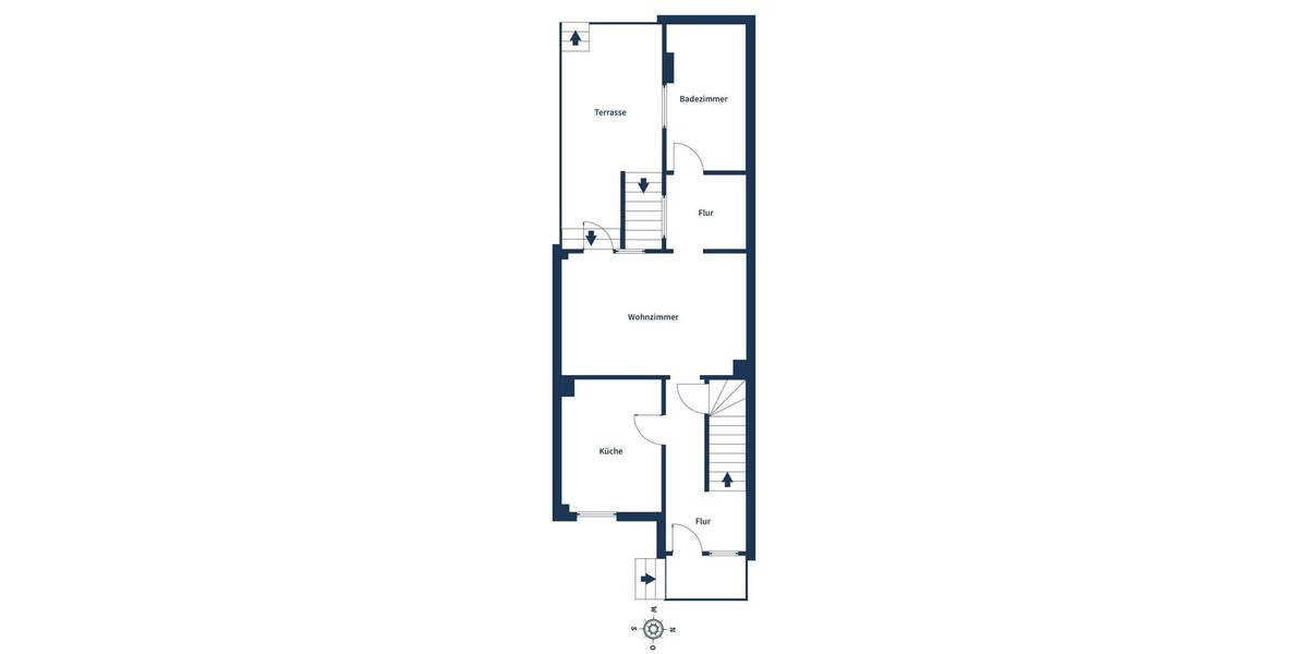 Reihenmittelhaus Bottrop Eigen - 3 Zimmer, 91 m&sup2;, 279.000&euro; | Angebot:25265160