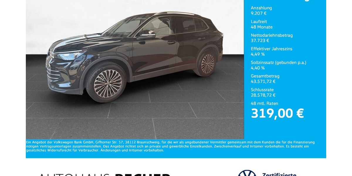 VW Tiguan 2.205 km 46.930 &euro; Wesel 46485