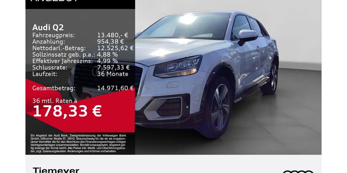 Audi Q2 154.261 km 13.480 &euro; Oberhausen 46047